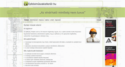 Desktop Screenshot of epitesimuszakiellenor.hu